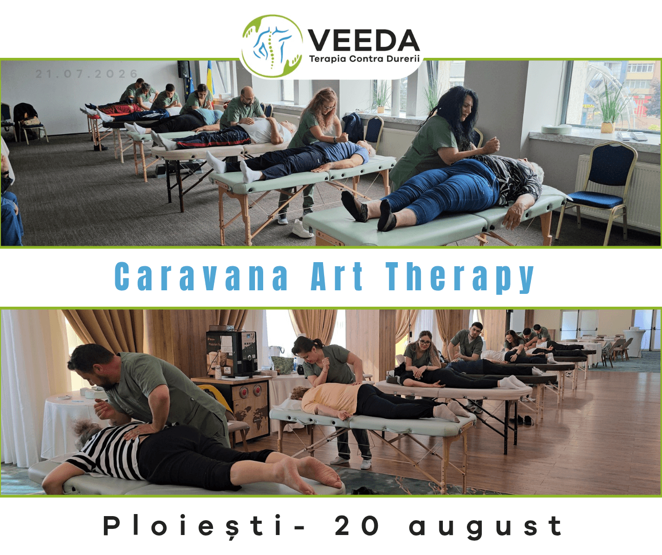 Caravana Art Therapy vine în Ploiești pe 20 august