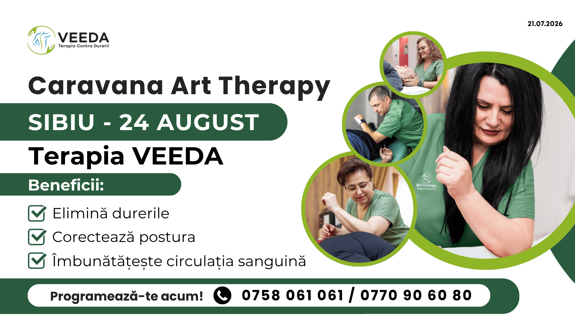 Caravana Art Therapy ajunge în Sibiu pe 24 august: când ai început să îți adaptezi viața în funcție de durere?
