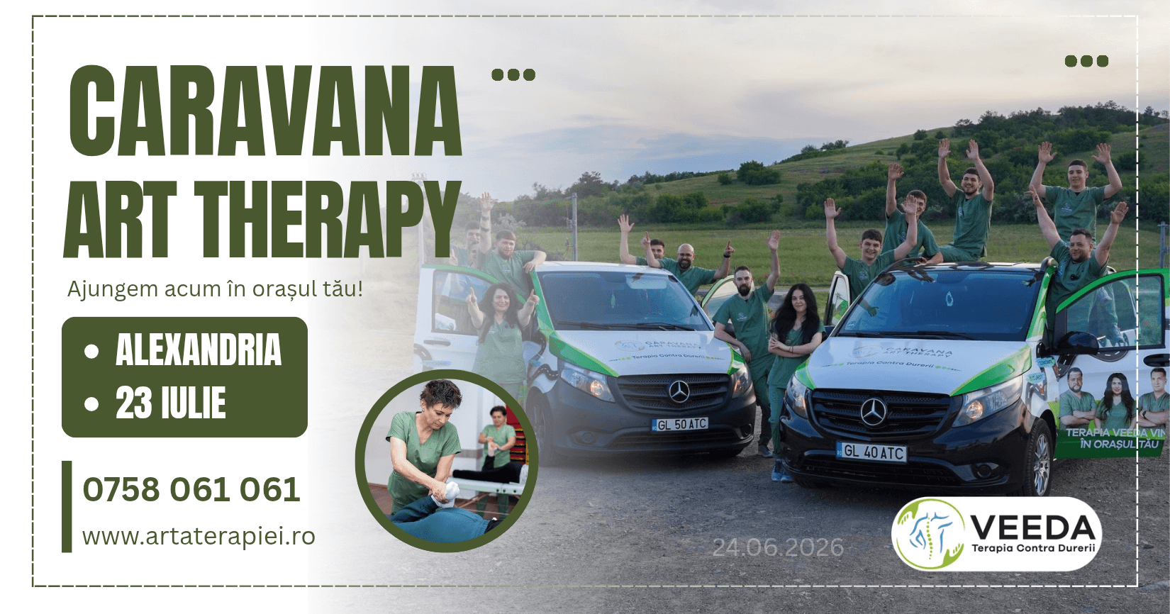 Caravana Art Therapy - Alexandria - 23 iulie