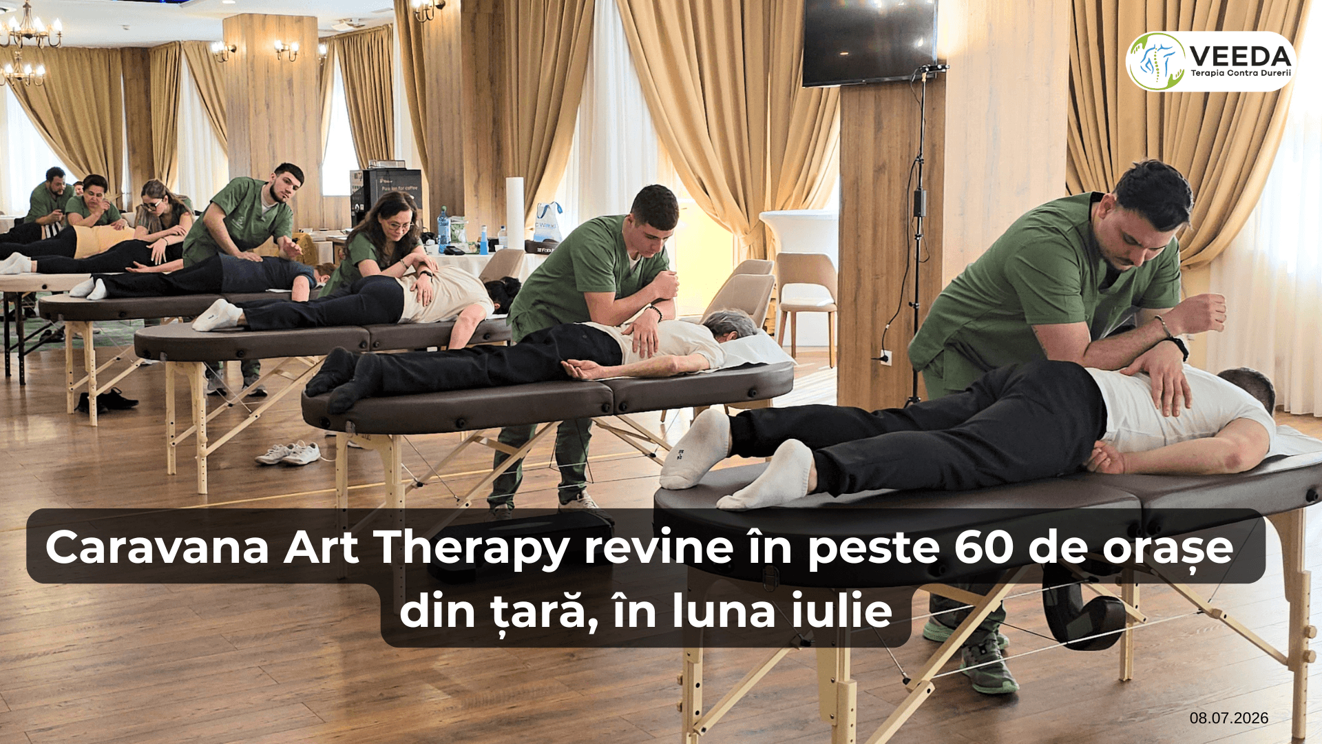 Caravana Art Therapy revine în peste 60 de orașe din țară