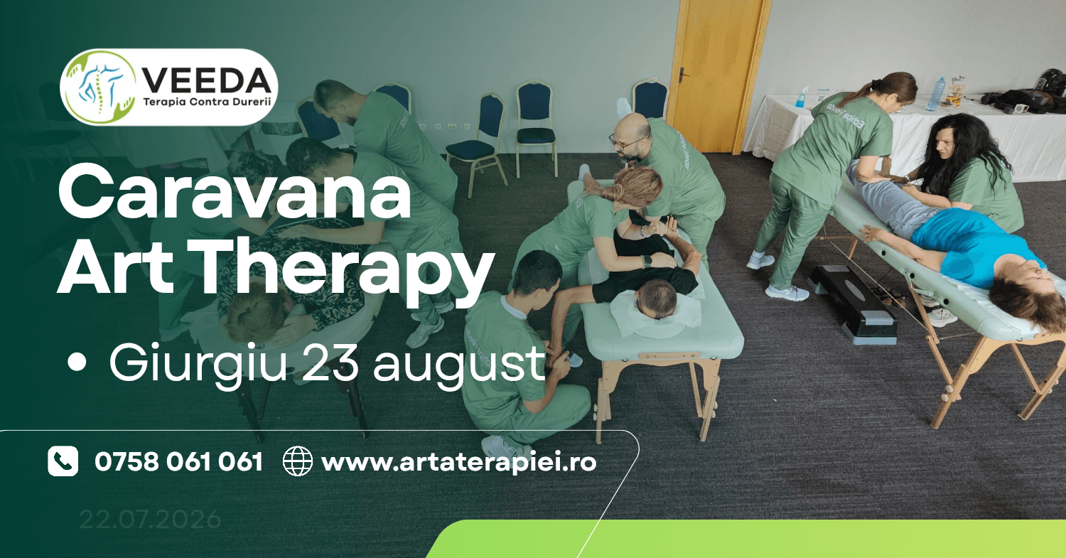 Caravana Art Therapy ajunge în Giurgiu pe 23 august!