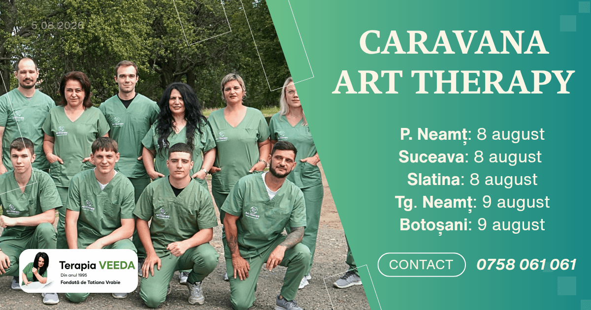 Nu îți mai amâna durerea! Vezi rezultatele Caravanei Art Therapy!