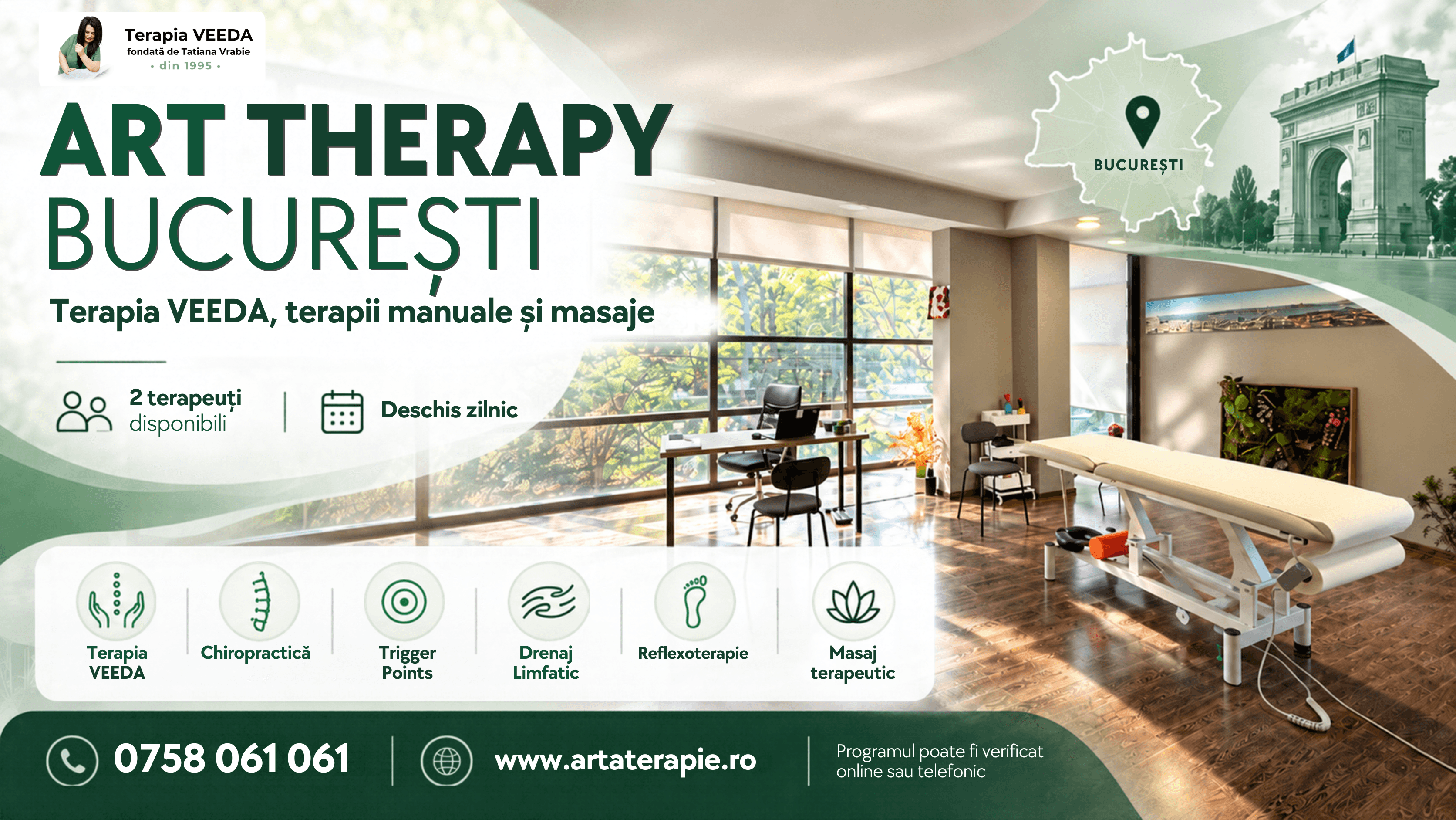 Art Therapy București – sediu permanent Terapia VEEDA