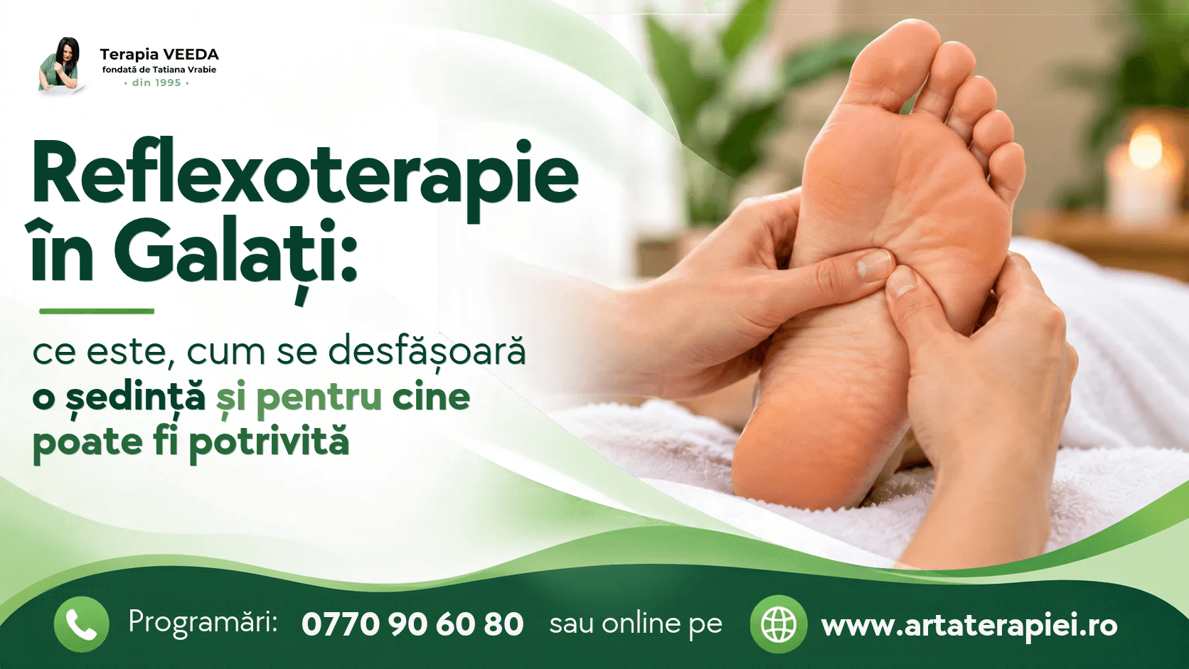 Reflexoterapie în Galați: ce este, cum se desfășoară o ședință și pentru cine poate fi potrivită