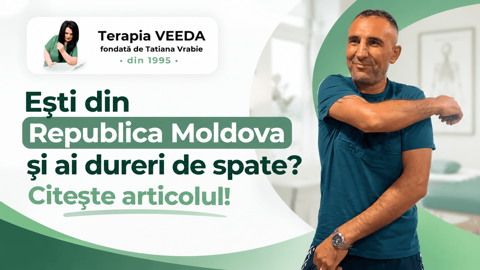 A trecut vama pentru Terapia VEEDA și a plecat alergând. Povestea unui pacient din Republica Moldova