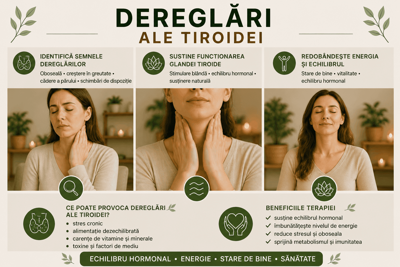 Dereglări ale tiroidei