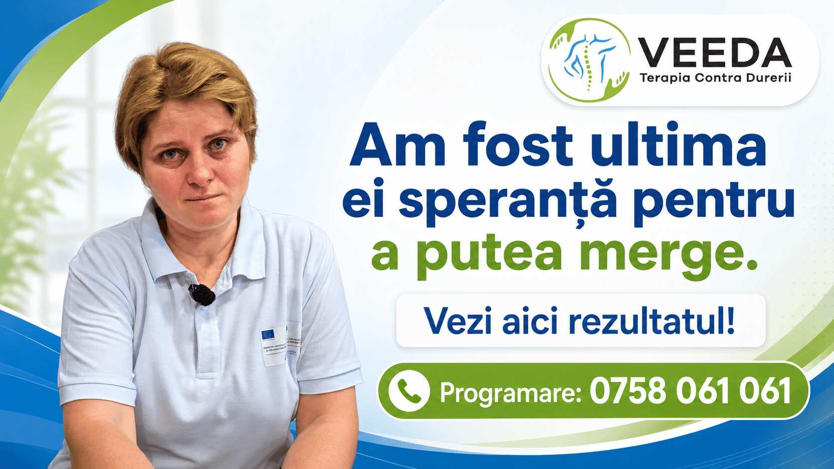 "Îmi doresc să pot merge!" Vezi rezultatul emoționant!
