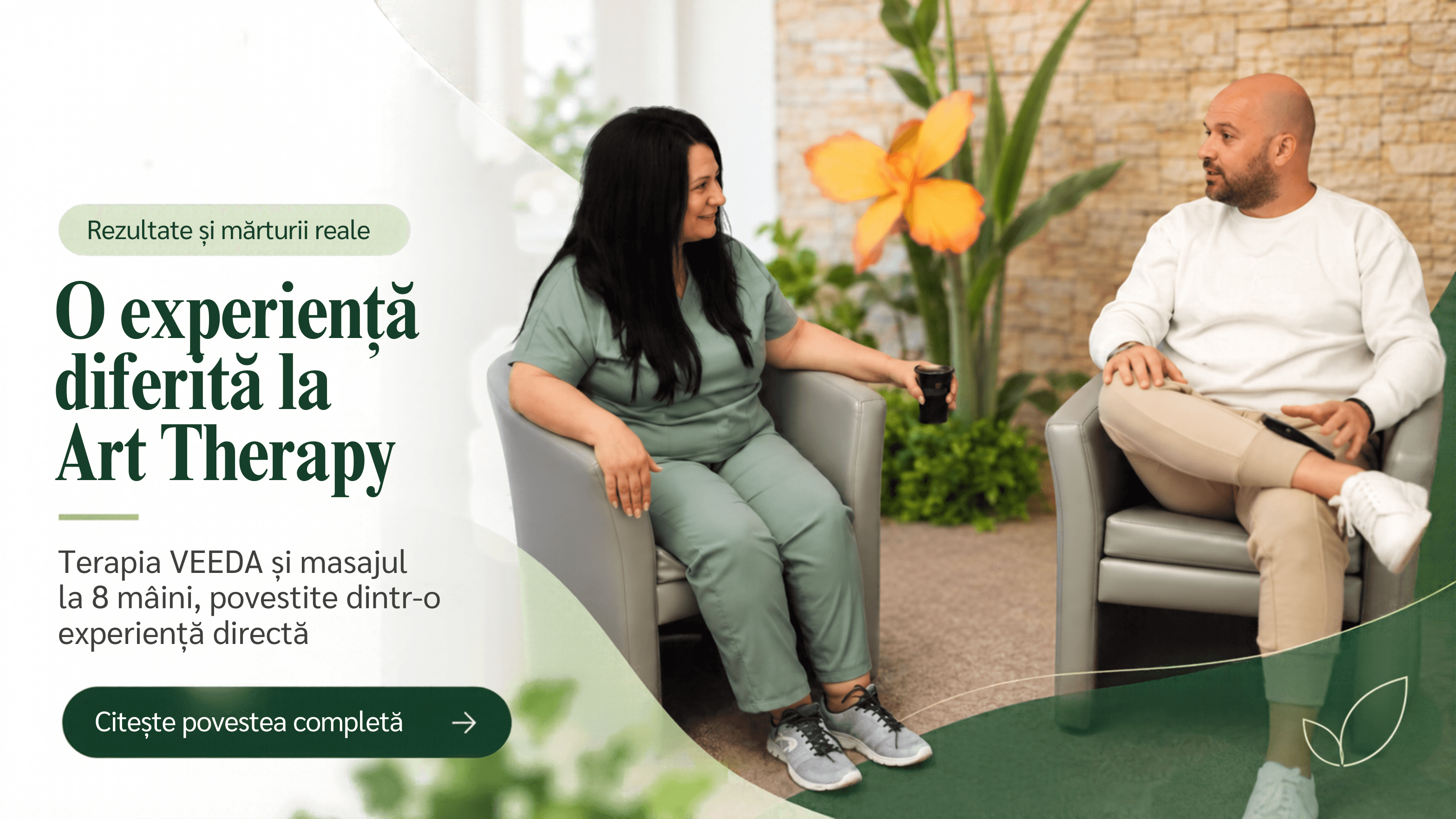 Andrei Ștefănescu la Art Therapy Center: experiența care l-a surprins și masajul la 8 mâini
