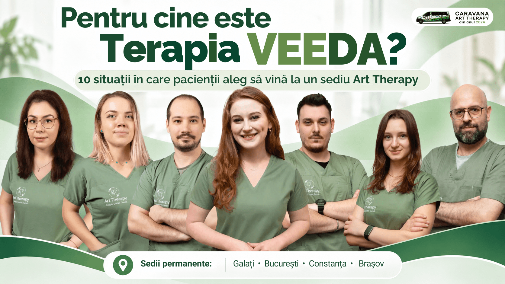 Pentru cine este Terapia VEEDA? 10 situații în care pacienții aleg să vină la un sediu Art Therapy